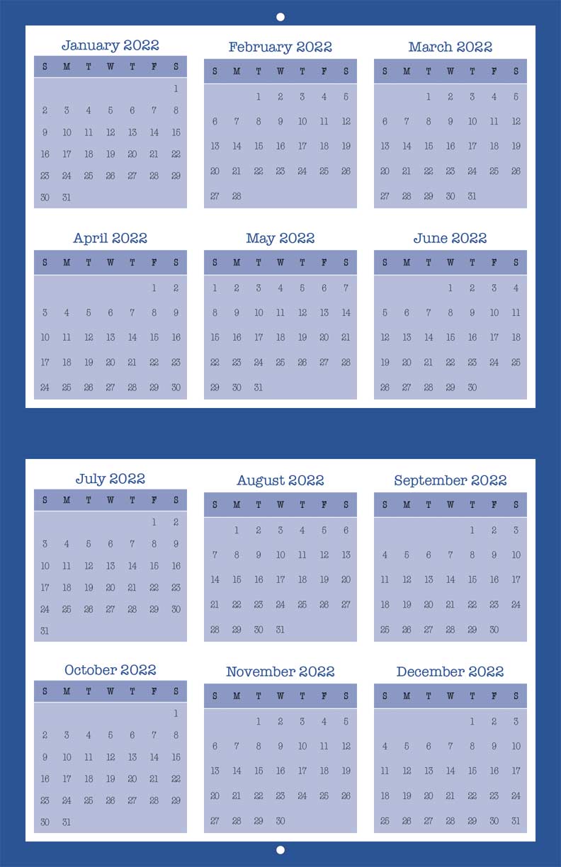 Costello Syndrome Family Network 2021 Calendar Fundraising