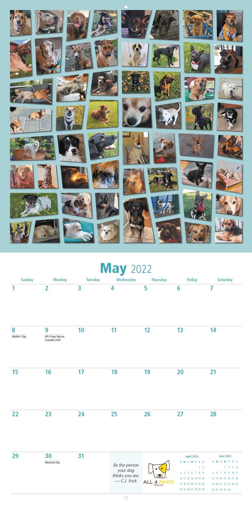 CALENDAR — Family Pet Advocates