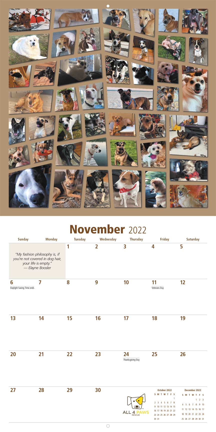 CALENDAR — Family Pet Advocates