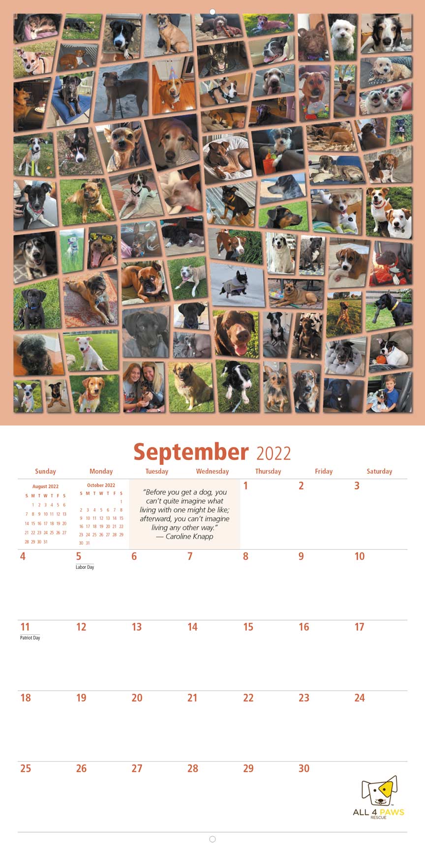 CALENDAR — Family Pet Advocates