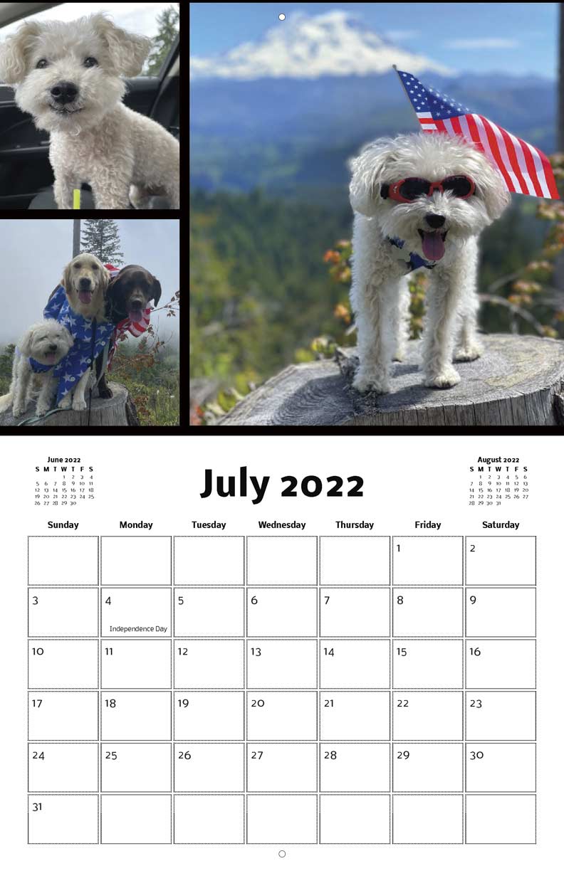 CALENDAR — Family Pet Advocates