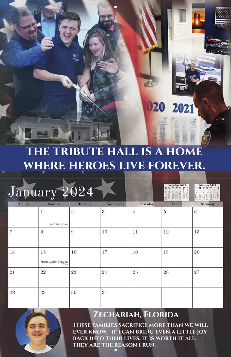 Calendar Of Heroes 2024 Heddi Tanhya