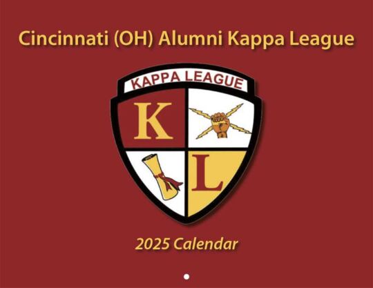 Cincinnati Kappa League 2025 Calendar Cover