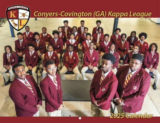 Conyers-Covington Kappa League 2025 Calendar Cover