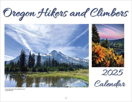 eugene mountain rescue 2025 calendar cover